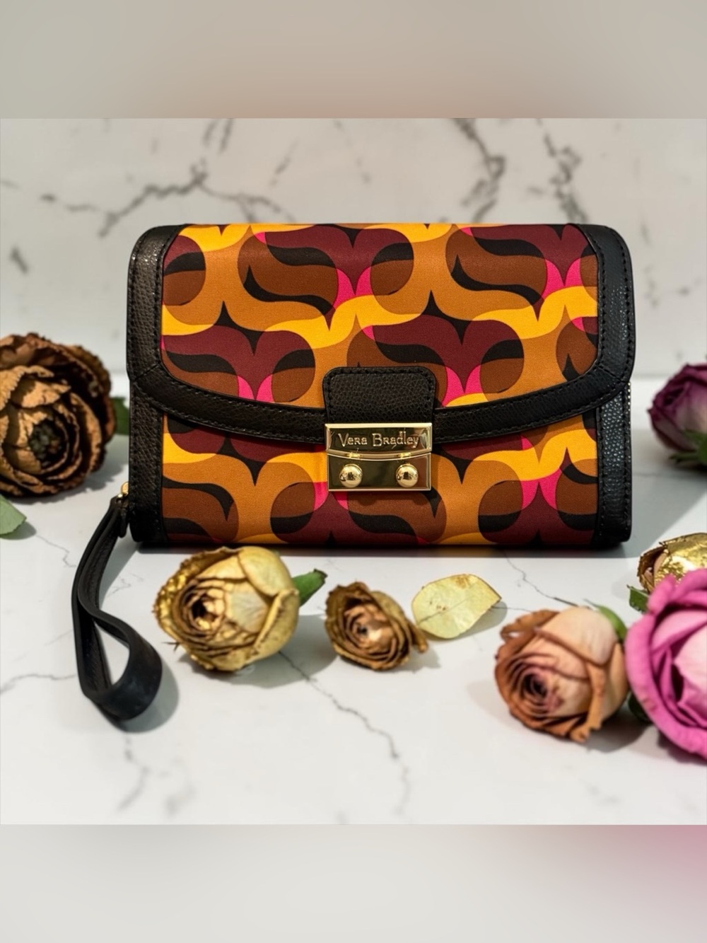 💛🩷🤎VERA BRADLEY💛🩷🤎Modern Lights Ultimate Wristlet/NWT
